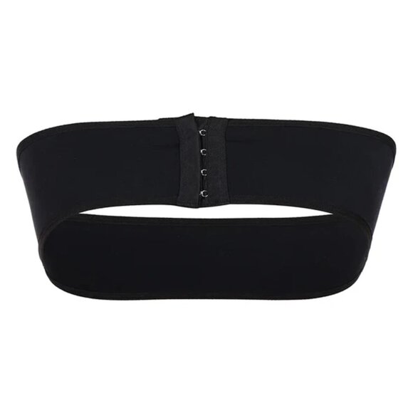 Post-Surgical Breast Band 3 Rows Hooks Chest Strap Wireless Two-Piece Sport Bra - Picture 7 of 7